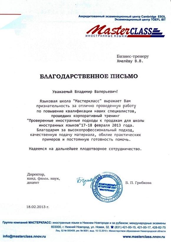 Мастеркласс школа иняза мини